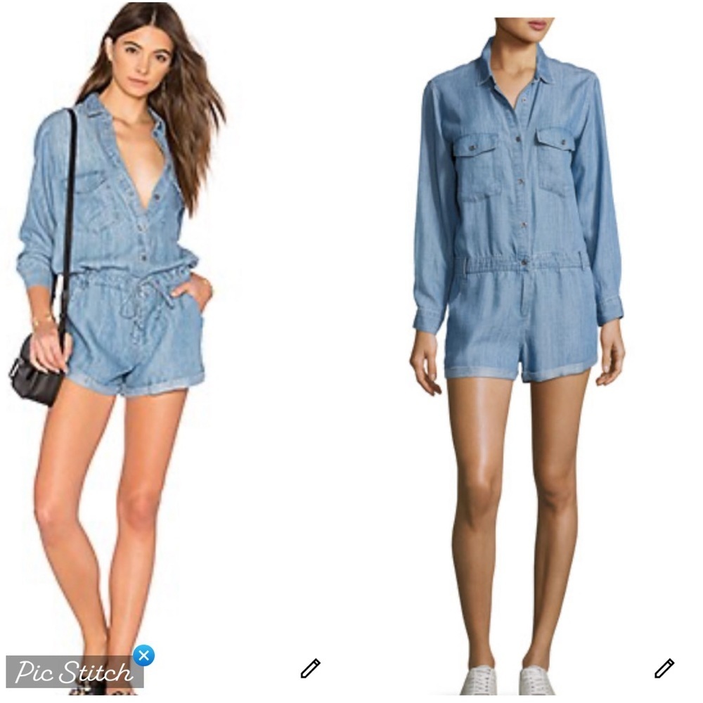 Rails Johnny Indigo Chambray Romper